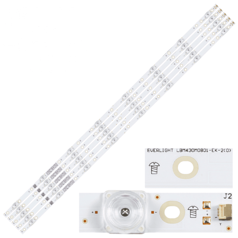 Kit barete Philips 43", 43PUS7855/12, 43PUS7304/12, 43PUS6704/12, 43PUS6804/12, 43PUS7354/12, LBM430M0801-EK-2 . Barete Philips 43", 43PUS7855/12, 43PUS7304/12, 43PUS6704/12, 43PUS6804/12, 43PUS7354/12, cod98