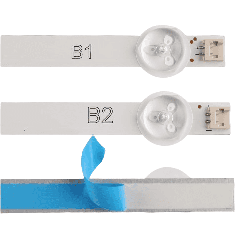 Înainte de a comanda acest kit de LED-uri, vă rugăm să verificați că benzile de LED-uri din televizorul dumneavoastră au 3 linii de 7 LED-uri. Set barete LED LG 32 inch originale, 3 barete de 7 LED uri, 6916L-1437A 6916L-1438A , cu banda termoconductoare dublu adeziva cod09 - imagine 3