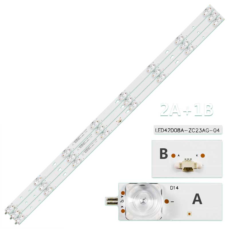 Set barete Allview L43ePlay6100-U, LED42D08A-ZC23AG-04, LED42D08A-ZC26AG-02E + LED42D08B-ZC26AG-02E . Barete Allview L43ePlay6100-U, LED42D08A-ZC23AG-04, cod173