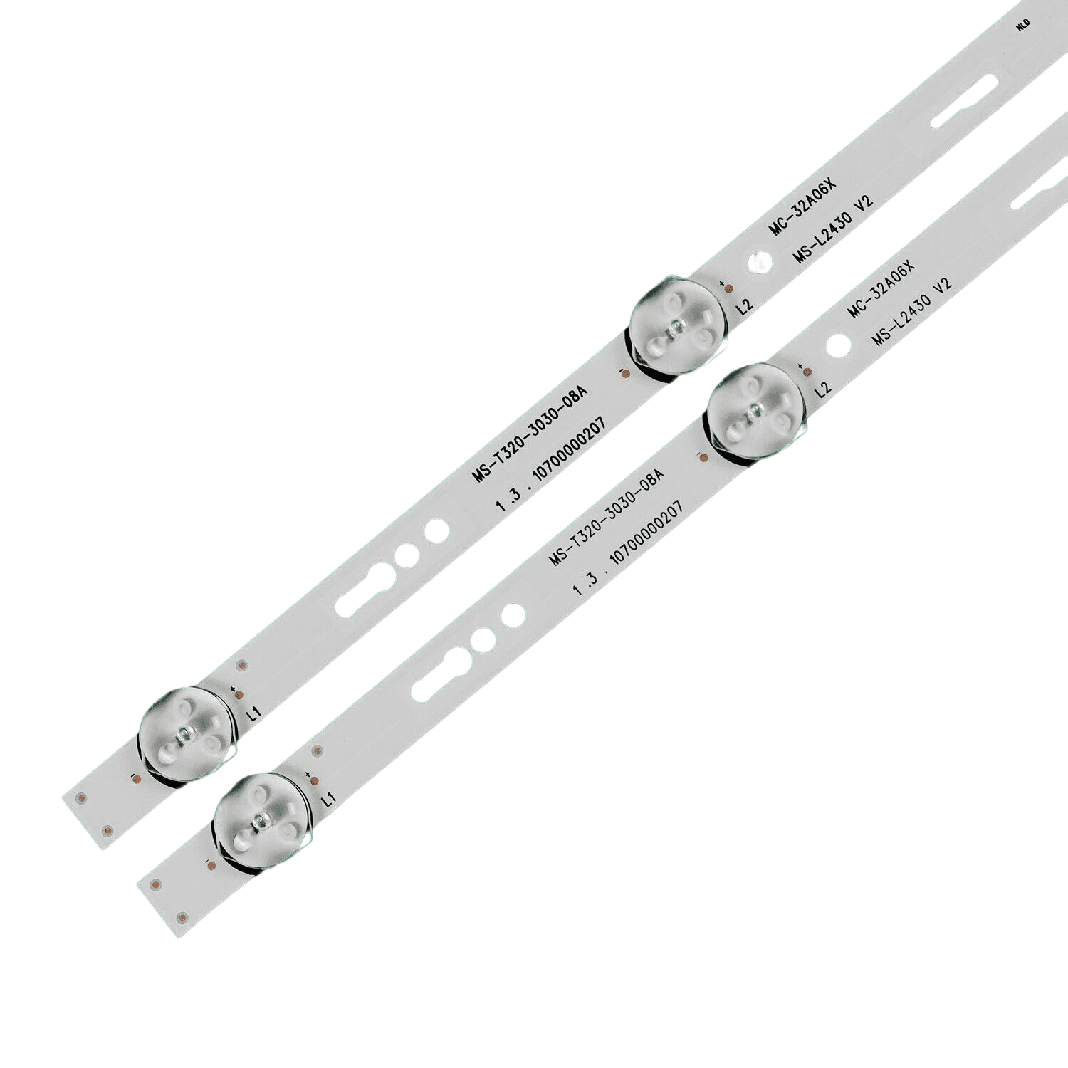 Barete led tv NEO LED-32T2 32" set 2buc X MS-T320-3030-08A MC-32A06X , 6LED , 3V , 576MM , cod31 - imagine 2