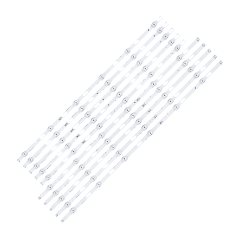 Set barete Samsung 65" UE65TU7172, UE65TU7092, UE65TU7020, SVC650AG6_R, SVC650AG6_L, JL.D650C1330-408AL.Kitul este format din 5 grupuri, fiecare având 6+6 Led-uri, cu lungimea de 686/617 mm.Compatibile cu urmatoarele modele de Samsung:UN65TU8000FXZA, UN65TU700DFXZA, UN65TU8200FXZA, QN65Q60TAFXZA, UE65TU7105K, Hisense F24V77C, UE65TU7020, UE65AU7192, UE65TU7070, UE65TU7190, UE65TU7110, UE65TU7125, UE65TU7172, UE65TU7090, UE65TU7092, UE65TU8002, UE65TU8000, UE65TU8005, UE65TU8070, UE65TU7002, UE65TA8005, UE65TA8070, UE65TA7020, UE65TA7070, UE65TA7190, UE65TA7110.Serii barete: BN96-50313A/50314A, SVC650AG6_R/L, JL.D650C1330-408AL/408AL, BN96-50313A / BN96-50314ASVC650AG6_R SVC650AG6_L ,JL. D650A1330-408AR-M_V02 JL. D650A1330-408AL-M_V02BN96-50313A ASSY LED BAR P;20Y ,BN96-50314A ASSY LED BAR P; 20Y 65TU8000LM41-00875A / 911A / LM41-00876A / 912ASerii display: CY-BT065HGHV1H , CY-GT065HGLV1H , CY-GT065HGHV2H Barete Samsung 65" UE65TU7172, UE65TU7092, UE65TU7020, JL.D650C1330-408AL, cod105