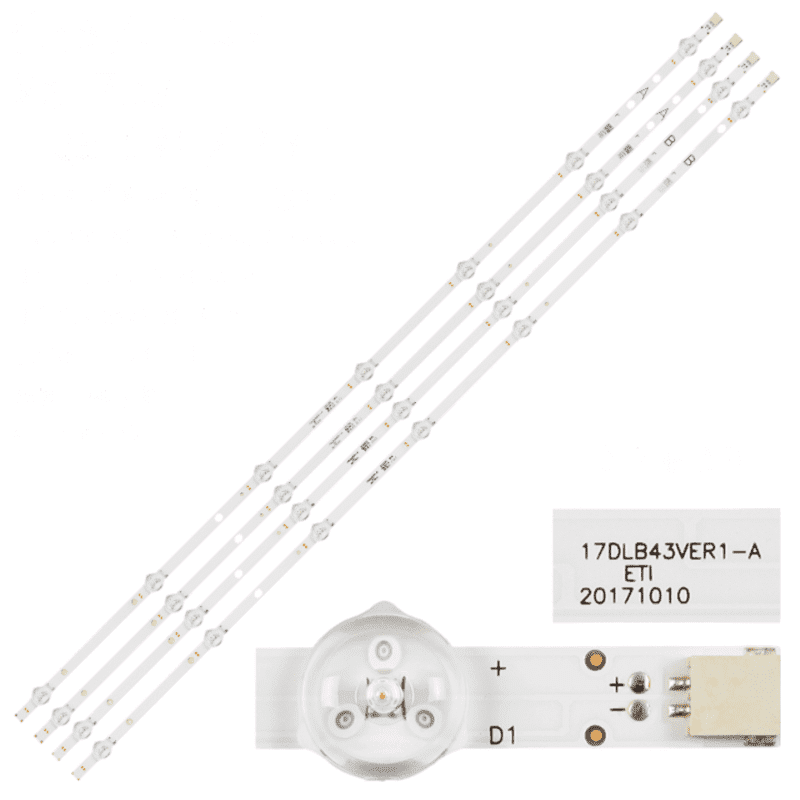 Set barete Horizon 43HL733F, Nei 43NE5505 43NE5500,Hyundai 43 HYN 6450 B, 17DLB43VER1-A/17DLB43VER1-B. Barete Horizon 43HL733F, Nei 43NE5505 43NE5500,Hyundai 43 HYN 6450 B, 17DLB43VER1, cod65 - imagine 2