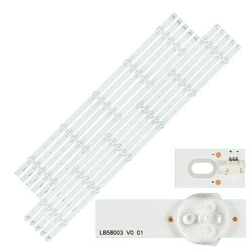 Set barete Philips 58PUS7805/12, 58PUS7855, 58PUS6504/12, 58PUS7505/12, 58PUS7555/12, 58PUS6203/12, LB58003 V0_01 / LB-GM3030-GJPHP585X11AA12-L R. Barete Philips 58PUS7805/12, 58PUS7855, 58PUS6504/12, 58PUS7505/12, 58PUS7555/12, 58PUS6203/12, cod141