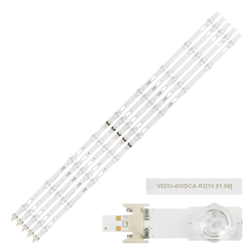 Set barete Barete Samsung UE40JU6000, 40JU6410, UE40KU6092U, UE40KU6092U., UE40MU6102K, UE40MU6120, UE40MU6122, UE40KU6072U, UE40JU6000, UE40MU6172U, UE40MU6172, UE40JU6440, UE40JU6450, UE40JU6480, UE40MU6179 V6DU-400DCA-R2 V6DU-400DCB-R2, V6DU-400DCB-R1,V6DU-400DCA-R1, BN96-34791A/BN96-34792A. Kit din 10 barete 5x4led + 5x5led. Compatibile cu urmatoarele modele de televizoare: UE40JU6070, 40JU6410, 40JU6470, 40JU6570, 40JU6610, 40KU7000, 40MU7000, UA40JU50SWJXXZ, UA40JU5900CXXZ, UA40JU5900JXXZ, UA40JU5900JXZK, UA40JU5910CXXZ, UA40JU5910JXXZ, UA40JU5920CXXZ, UA40JU5920JXXZ, UA40JU6000KLXL, UA40JU6000KXMR, UA40JU6000KXXD, UA40JU6000KXXS, UA40JU6000KXXT, UA40JU6000KXXV, UA40JU6000KXZN, UA40JU6000RXEG, UA40JU6000RXTW, UA40JU6000RXUM, UA40JU6000RXXP, UA40JU6060KXXV, UA40JU6300JXZK, UA40JU6400CXXZ, UA40JU6400JXZK, UA40JU6400KXBG, UA40JU6400KXXD, UA40JU6400KXXS, UA40JU6400KXXT, UA40JU6400KXXV, UA40JU6400KXZN, UA40JU6400RXEG, UA40JU6400RXXP, UA40JU6400SXNZ, UA40JU6400WXXY, UA40JU6470ULXL, UA40JU6600KXXD, UA40JU6600KXXS, UA40JU6600KXXT, UA40JU6600KXXV, UA40JU6600RXEG, UA40JU6600RXTW, UA40JU6600RXXP, UA40JU6600SXNZ, UA40JU6670ULXL, UA40JU6680GXXP, UA40JU6800JXZK, UA40JU7000KXZN, UA40JU7000RXEG, UA40KU6000GXXP, UA40KU6000KMXL, UA40KU6000KPXD, UA40KU6000KXXT, UA40KU6000KXXV, UA40KU6000RSER, UA40KU6000RSRS, UA40KU6000SXNZ, UA40KU6000WXXY, UA40KU6100KXXV, UA40KU6300GXXP, UA40KU6300JXXZ, UA40KU6300JXZK, UA40KU6300KLXL, UA40KU6300KPXD, UA40KU6300KXXM, UA40KU6300KXXS, UA40KU6300KXXT, UA40KU6310JXXZ, UA40KU6880JXZK, UA40KU7000KXZN, UA40KU7000RXEG, UA40KU7000RXTW, UA40KU7000RXUM, UA40KUF30EJXXZ, UA40MU6100KXXV, UE40JU6000KXXC, UE40JU6000KXXU, UE40JU6000KXZT, UE40JU6000UXKZ, UE40JU6000UXMS, UE40JU6000UXRU, UE40JU6000UXUA, UE40JU6000WXXH, UE40JU6000WXXN, UE40JU6050UXZG, UE40JU6060KXXC, UE40JU6070UXTK, UE40JU6070UXZG, UN40JU6400FXZA, UN40JU640DFXZA, UN40JU6500FXZA, UN40JU650DFXZA, UN40JU6700FXZA, UN40KU6290FXZA, UN40KU6300FXZA, UN40MU6300FXZA UE40JU6000U, UE40JU6000K, UE40JU6400U, UE40JU6430U, UE40JU6450U, UE40JU6530U, UE40JU6590U, UE40JU6600U, UE40JU6610U, UE40JU6640U, UE40JU6690U, UE40KU6092U, UE40JU7000U, UE40JU7080T, UE40KU6000U, UE40KU6000W, UE40KU6072U, UE40KU6079U, UE40KU6300U, UE40MU6100U, UE40MU6102K, UE40MU6103U, UE40MU6172U UE40JU6700, UE40JU7090, UE40JU6470, UE40JU6750, UE40JU6770, UE40JU6450, UE40JU6480, UE40JU6560, UE40JU6490 UE40JU6410, UE40JU6640 UE40JU6740, UE40JU6445, UE40JU6550, UE40JU6000, UE40JU7080, UE40MU6102K, UE40KU6170, UE40KU6099, UE40KU6100, UE40KU6000, UE40MU6170, UE40MU6179, UE40KU6075, UE40MU6105, UE40MU6175, UE40MU6172, UE40MU6120, UE40MU7000, UE40MU6125, UE40MU6122, UE40JU6440, UE40KU6092U. Serii barete: BN96-34791A/BN96-34792A 34791A|34792A|34707A|LM41-00117B|LM41-00117C| S 5U75 40 FL R05 REV1.2 14122| S 5U75 40 FL L04 REV1.2 141122| V5DU-400DCA-R1| V5DU-400DCB-R1| 39655A| 39656A| LM41-00239A| LM41-00240A|S_KU6K_40_FL30_R5_REV1.0_160105 Serii display: CY-WJ040HGLV1H|CY-GJ040HGLVFH|CY-GJ040HGLVDH|CY-GJ040HGLVGH|CY-GJ040FLLV1H Barete Samsung UE40JU6000, 40JU6410, UE40KU6092U, UE40MU6102K, V6DU-400DCA-R2 , cod107
