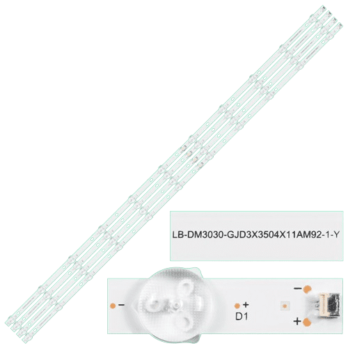 Set barete Philips 50PUS6504, 50PUS7505/12, 50PUS7555/12, 50PUS7504/12, GJ-2K19-D3X3-500-D411-V2. Barete Philips 50PUS6504, 50PUS7505/12, 50PUS7555/12, 50PUS7504/12, GJ-2K19-D3X3-500-D411-V2, cod140