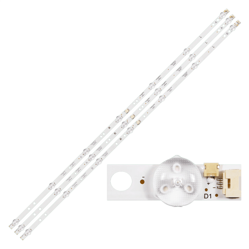 Kit Complet Barete LED TV HORIZON 43HL6331F-B 17DLB43VER13-A ETI 20200226 + 17DLB43VER13-B ETI 20200226 3*7led 2A+1B 3v 800mm Barete led tv HORIZON 43 inch 43HL6331F-B 10127933; 17DLB43VER13-A ETI 20200226 + 17DLB43VER13-B ETI 20200226 3*7led 2A+1B 3v 800mm cod32