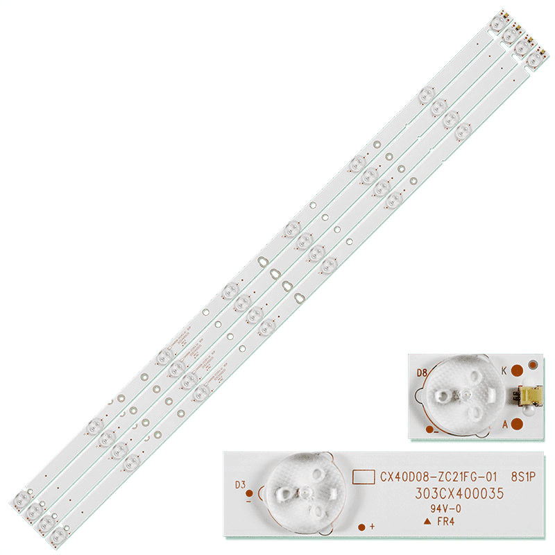 Set barete led Horizon 40HL5300F, Vision Touch: VTTV A4001, Vinchi: LE-4018A, MS-L1092 V2. Barete led Horizon 40HL5300F, Vision Touch: VTTV A4001, Vinchi: LE-4018A, MS-L1092 V2, cod0219